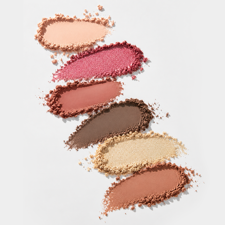 Paleta de Sombras Cálidas de Alta Pigmentación