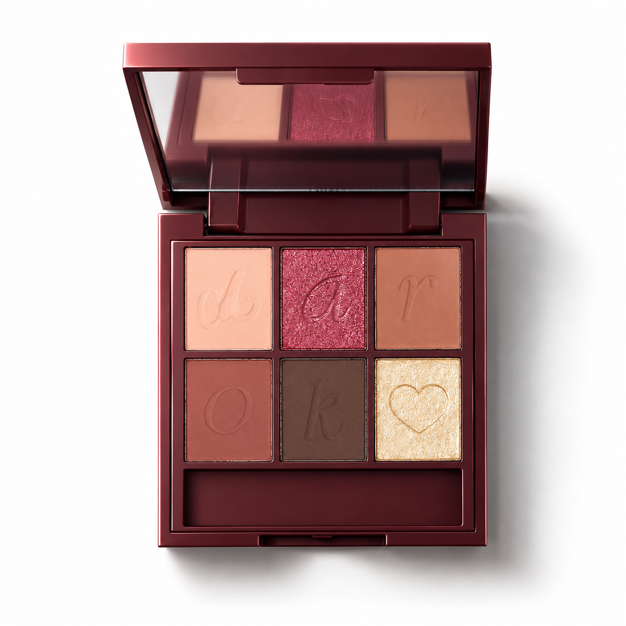 Paleta de Sombras Cálidas de Alta Pigmentación