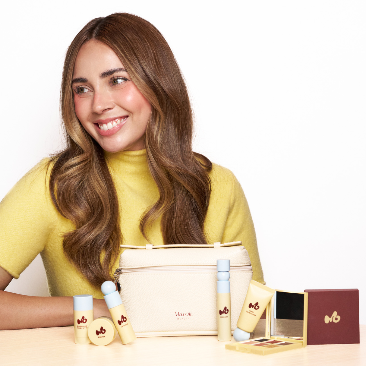 Kit de Productos + Cosmetiquera Marok Beauty